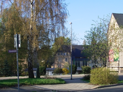 Blick zur Turnhalle