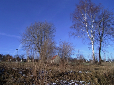 Blick vom Bahnhof aus